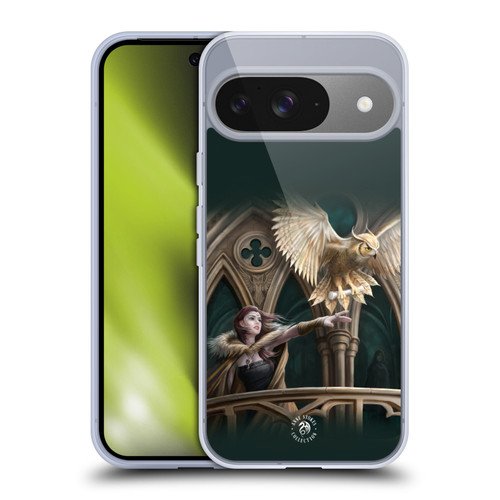 Anne Stokes Fantasy Characters Owl Messenger Soft Gel Case for Google Pixel 9 / Pixel 9 Pro