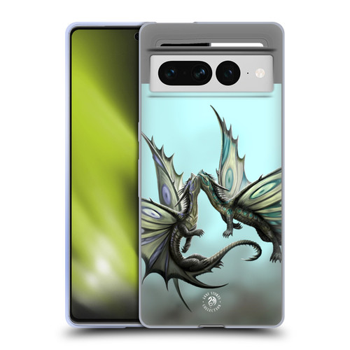 Anne Stokes Fantasy Collection Fly Away With Me Dragon Soft Gel Case for Google Pixel 7 Pro