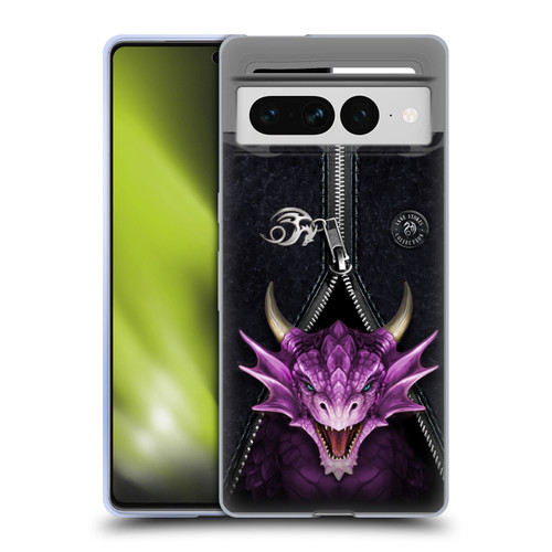 Anne Stokes Fantasy Collection Unzipped Dragon Soft Gel Case for Google Pixel 7 Pro