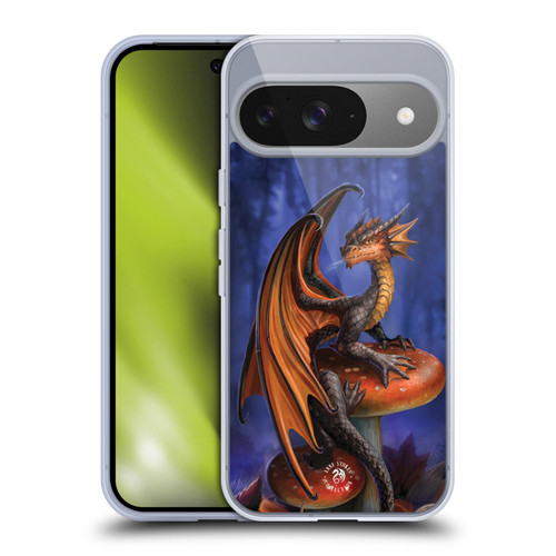 Anne Stokes Fantasy Collection Mushroom Dragon Soft Gel Case for Google Pixel 9 / Pixel 9 Pro