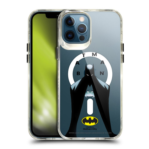 Batman DC Comics Logos and Comics Silhouette SHOCKPROOF BUMPER CASE COMPATIBLE WITH Apple iPhone 12 Pro Max & MAGSAFE