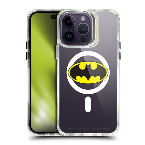 Batman DC Comics Logos and Comics Classic SHOCKPROOF BUMPER CASE COMPATIBLE WITH Apple iPhone 14 Pro Max & MAGSAFE