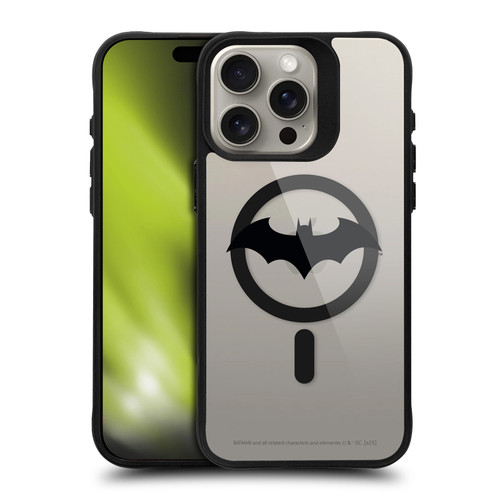 Batman DC Comics Logos and Comics Hush Collage BLACK SHOCKPROOF BUMPER CASE COMPATIBLE WITH Apple iPhone 15 Pro Max & MAGSAFE