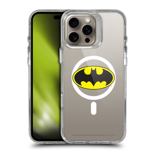 Batman DC Comics Logos and Comics Classic SHOCKPROOF BUMPER CASE COMPATIBLE WITH Apple iPhone 16 Pro Max & MAGSAFE