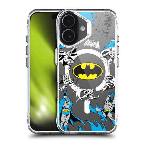 Batman DC Comics Logos and Comics Action SHOCKPROOF BUMPER CASE COMPATIBLE WITH Apple iPhone 17 & MAGSAFE