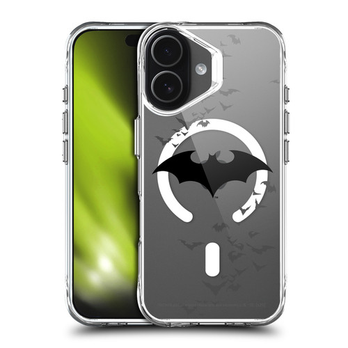 Batman DC Comics Logos and Comics Flying Bats SHOCKPROOF BUMPER CASE COMPATIBLE WITH Apple iPhone 17 & MAGSAFE
