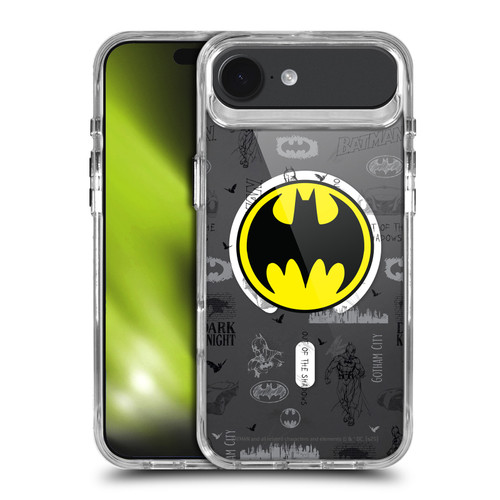 Batman DC Comics Logos and Comics Collage SHOCKPROOF BUMPER CASE COMPATIBLE WITH Apple iPhone 17 Air & MAGSAFE