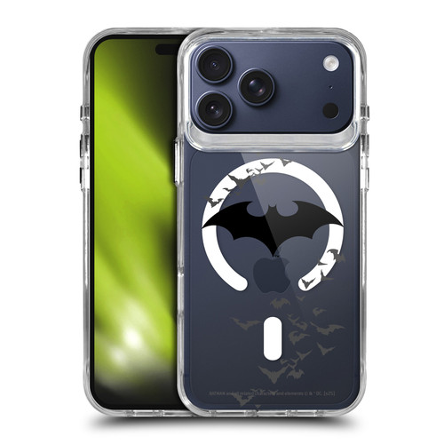 Batman DC Comics Logos and Comics Flying Bats SHOCKPROOF BUMPER CASE COMPATIBLE WITH Apple iPhone 17 Pro Max & MAGSAFE