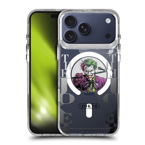 Batman DC Comics Logos and Comics Joker SHOCKPROOF BUMPER CASE COMPATIBLE WITH Apple iPhone 17 Pro Max & MAGSAFE