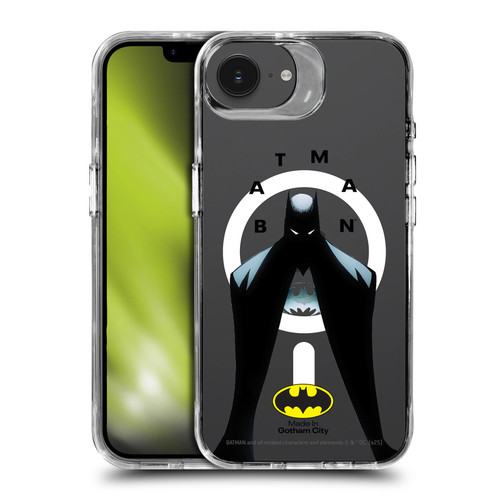 Batman DC Comics Logos and Comics Silhouette SHOCKPROOF BUMPER CASE COMPATIBLE WITH Apple iPhone 16e & MAGSAFE