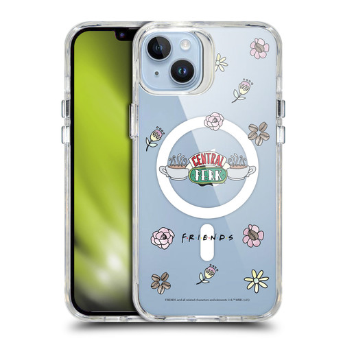 Friends TV Show Character Icons Central Perk SHOCKPROOF BUMPER CASE COMPATIBLE WITH Apple iPhone 14 Plus & MAGSAFE