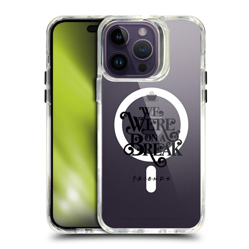 Friends TV Show Character Icons On A Break SHOCKPROOF BUMPER CASE COMPATIBLE WITH Apple iPhone 14 Pro Max & MAGSAFE