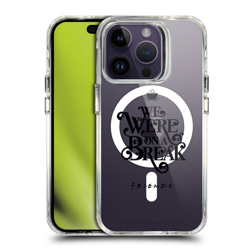 Friends TV Show Character Icons On A Break SHOCKPROOF BUMPER CASE COMPATIBLE WITH Apple iPhone 14 Pro & MAGSAFE