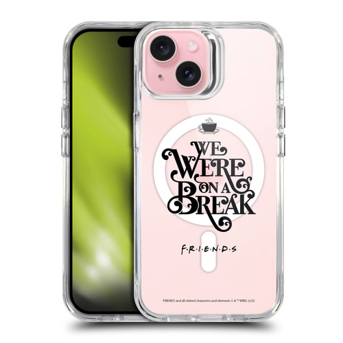 Friends TV Show Character Icons On A Break SHOCKPROOF BUMPER CASE COMPATIBLE WITH Apple iPhone 15 & MAGSAFE
