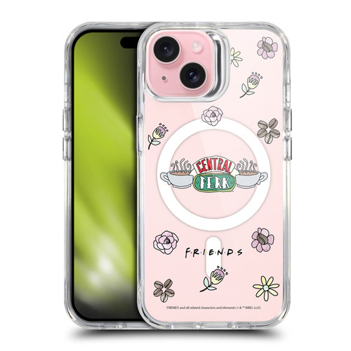 Friends TV Show Character Icons Central Perk SHOCKPROOF BUMPER CASE COMPATIBLE WITH Apple iPhone 15 & MAGSAFE