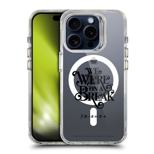 Friends TV Show Character Icons On A Break SHOCKPROOF BUMPER CASE COMPATIBLE WITH Apple iPhone 15 Pro & MAGSAFE