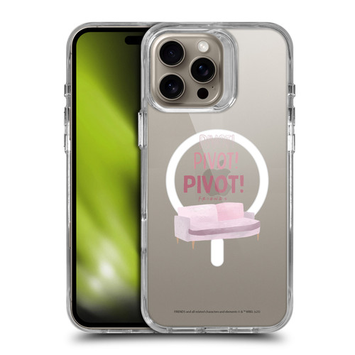 Friends TV Show Character Icons Pivot SHOCKPROOF BUMPER CASE COMPATIBLE WITH Apple iPhone 16 Pro Max & MAGSAFE