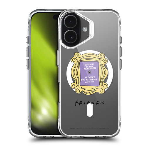 Friends TV Show Character Icons Peephole Frame SHOCKPROOF BUMPER CASE COMPATIBLE WITH Apple iPhone 17 & MAGSAFE