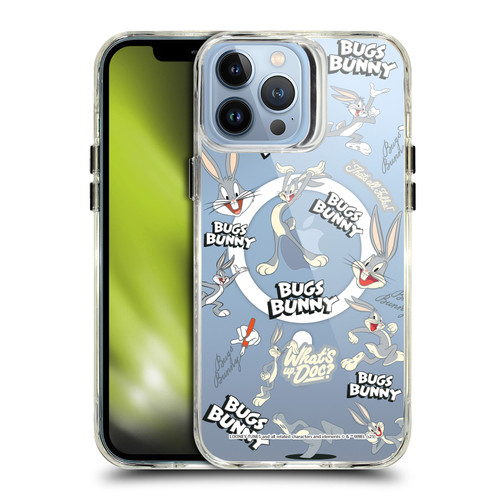 Looney Tunes Character Art Bugs Bunny SHOCKPROOF BUMPER CASE COMPATIBLE WITH Apple iPhone 13 Pro Max & MAGSAFE
