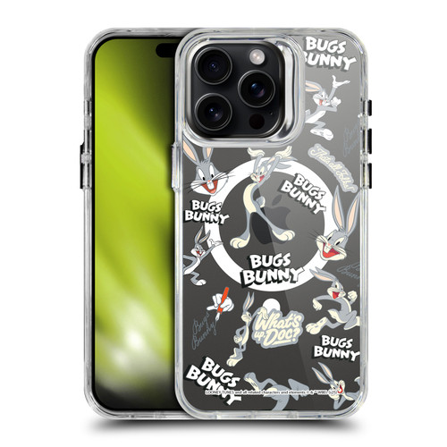 Looney Tunes Character Art Bugs Bunny SHOCKPROOF BUMPER CASE COMPATIBLE WITH Apple iPhone 15 Pro Max & MAGSAFE