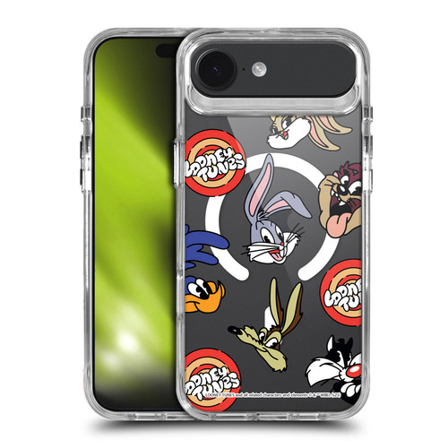 Looney Tunes Character Art Faces SHOCKPROOF BUMPER CASE COMPATIBLE WITH Apple iPhone 17 Air & MAGSAFE