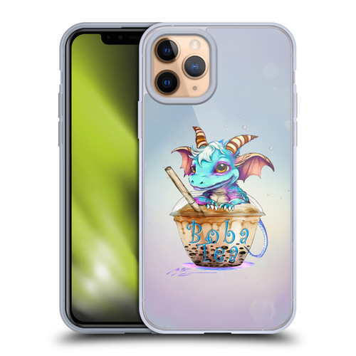 Ruth Thompson Cup O Dragons Boba Tea Soft Gel Case for Apple iPhone 11 Pro & MagSafe