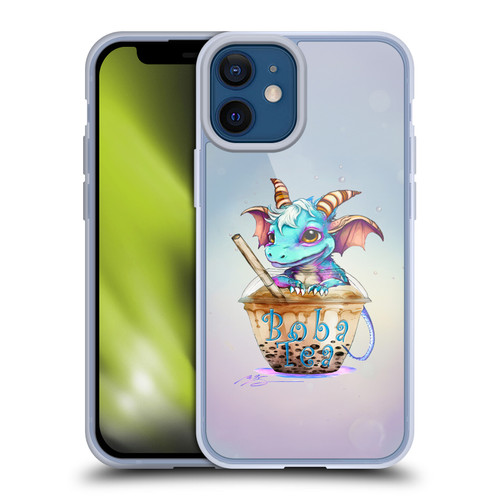 Ruth Thompson Cup O Dragons Boba Tea Soft Gel Case for Apple iPhone 12 Mini & MagSafe