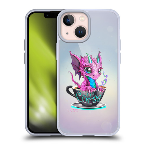 Ruth Thompson Cup O Dragons Coffee Soft Gel Case for Apple iPhone 13 Mini & MagSafe