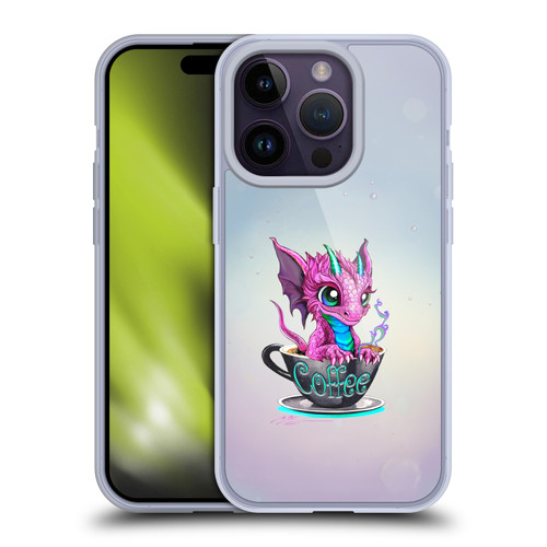 Ruth Thompson Cup O Dragons Coffee Soft Gel Case for Apple iPhone 14 Pro & MagSafe