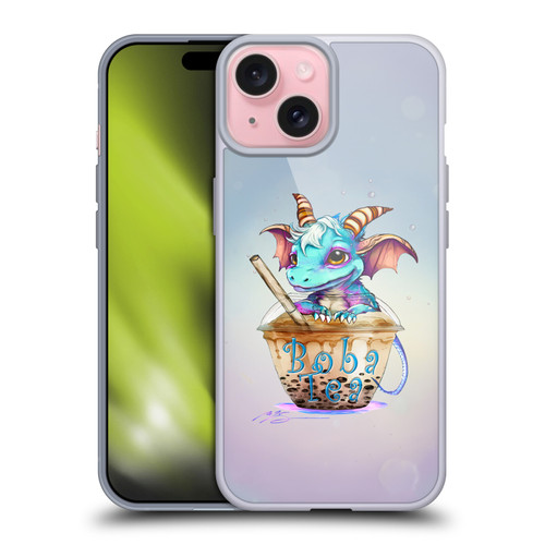 Ruth Thompson Cup O Dragons Boba Tea Soft Gel Case for Apple iPhone 15 & MagSafe