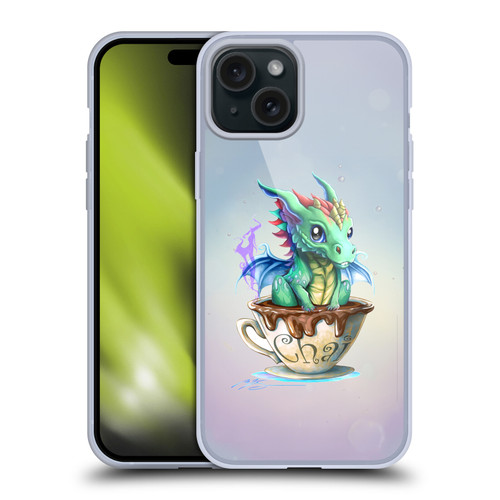Ruth Thompson Cup O Dragons Chai Soft Gel Case for Apple iPhone 15 Plus & MagSafe