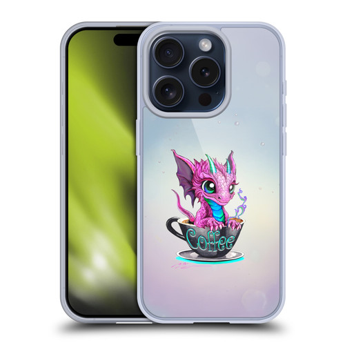 Ruth Thompson Cup O Dragons Coffee Soft Gel Case for Apple iPhone 15 Pro & MagSafe