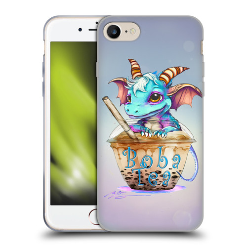 Ruth Thompson Cup O Dragons Boba Tea Soft Gel Case for Apple iPhone 7 / 8 / SE 2020 & 2022 & MagSafe