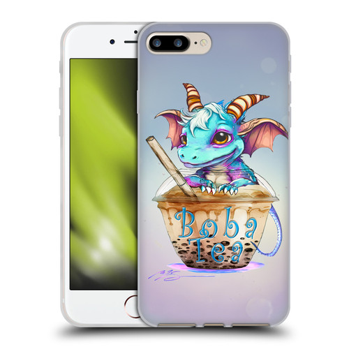 Ruth Thompson Cup O Dragons Boba Tea Soft Gel Case for Apple iPhone 7 Plus / iPhone 8 Plus & MagSafe