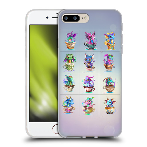 Ruth Thompson Cup O Dragons Group Soft Gel Case for Apple iPhone 7 Plus / iPhone 8 Plus & MagSafe