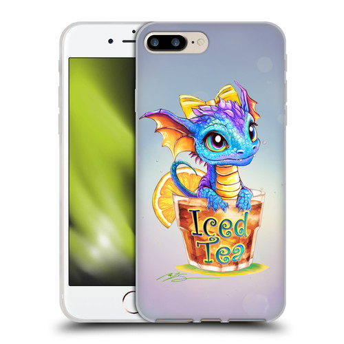 Ruth Thompson Cup O Dragons Iced Tea Soft Gel Case for Apple iPhone 7 Plus / iPhone 8 Plus & MagSafe