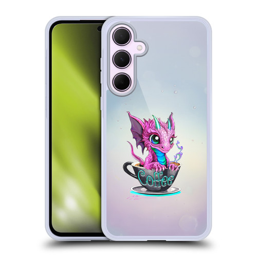 Ruth Thompson Cup O Dragons Coffee Soft Gel Case for Samsung Galaxy A35 5G