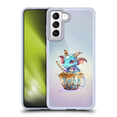 Ruth Thompson Cup O Dragons Boba Tea Soft Gel Case for Samsung Galaxy S21 5G & MagSafe