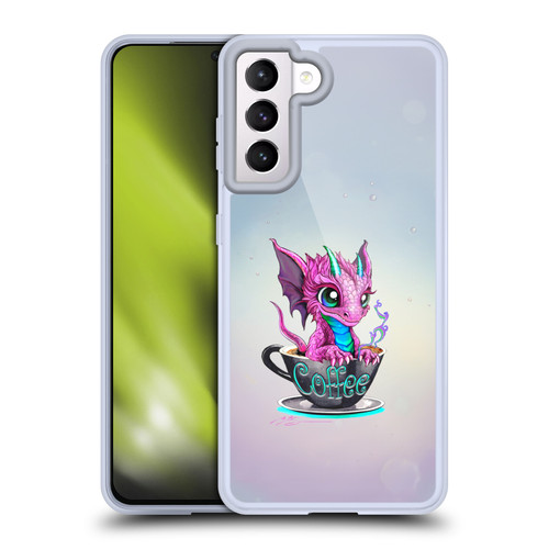 Ruth Thompson Cup O Dragons Coffee Soft Gel Case for Samsung Galaxy S21 5G & MagSafe