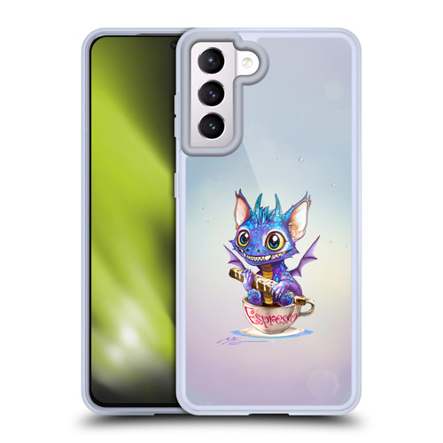 Ruth Thompson Cup O Dragons Espresso Soft Gel Case for Samsung Galaxy S21 5G & MagSafe