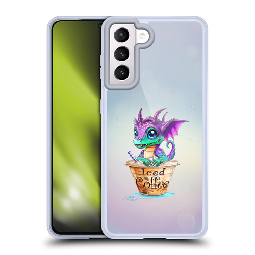 Ruth Thompson Cup O Dragons Iced Coffee Soft Gel Case for Samsung Galaxy S21 5G & MagSafe