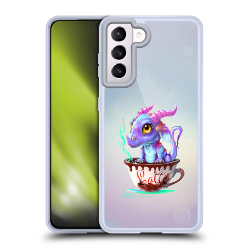 Ruth Thompson Cup O Dragons Latte Soft Gel Case for Samsung Galaxy S21 5G & MagSafe