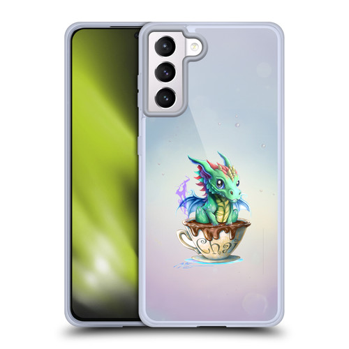 Ruth Thompson Cup O Dragons Chai Soft Gel Case for Samsung Galaxy S21+ 5G & MagSafe