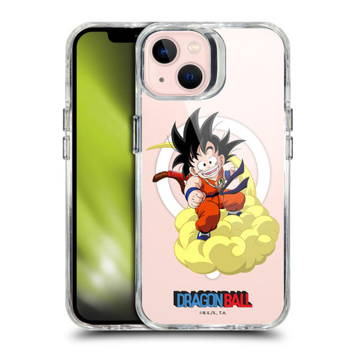Dragon Ball Iconic Graphics Young Goku SHOCKPROOF BUMPER CASE COMPATIBLE WITH Apple iPhone 13 & MAGSAFE