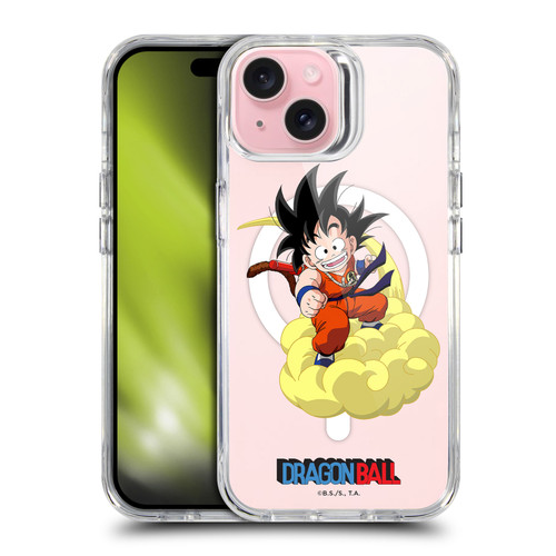 Dragon Ball Iconic Graphics Young Goku SHOCKPROOF BUMPER CASE COMPATIBLE WITH Apple iPhone 15 & MAGSAFE