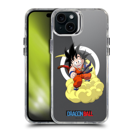 Dragon Ball Iconic Graphics Young Goku SHOCKPROOF BUMPER CASE COMPATIBLE WITH Apple iPhone 15 Plus & MAGSAFE