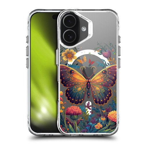 JK Stewart Art Collection Butterfly In Garden SHOCKPROOF BUMPER CASE COMPATIBLE WITH Apple iPhone 17 & MAGSAFE