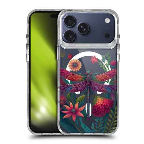 JK Stewart Art Collection Dragonfly Purple SHOCKPROOF BUMPER CASE COMPATIBLE WITH Apple iPhone 17 Pro Max & MAGSAFE