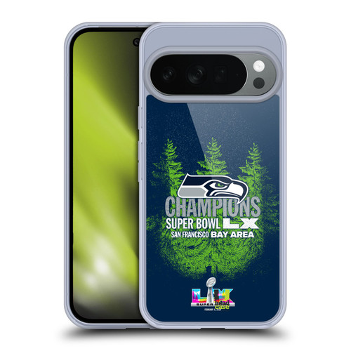 NFL 2026 Super Bowl LX Champions Seattle Seahawks Soft Gel Case for Google Pixel 10
