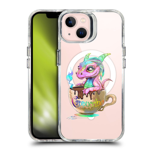 Ruth Thompson Cups and Dragons Cappuccino SHOCKPROOF BUMPER CASE COMPATIBLE WITH Apple iPhone 13 & MAGSAFE